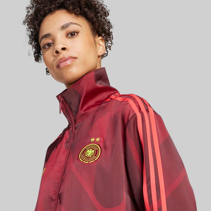 adidas Originals Womens DFB Germany Track Top Tech Copper Blue