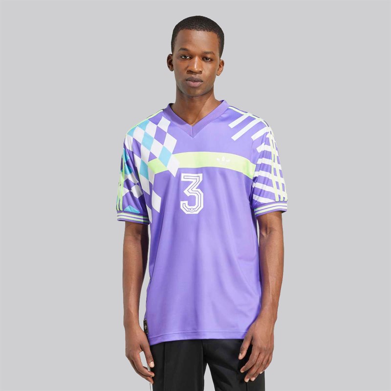 adidas Originals Mens Nuwave 90s Jersey Purple Rush