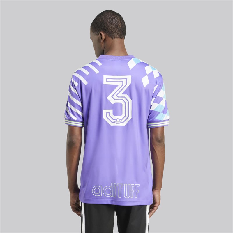 adidas Originals Mens Nuwave 90s Jersey Purple Rush