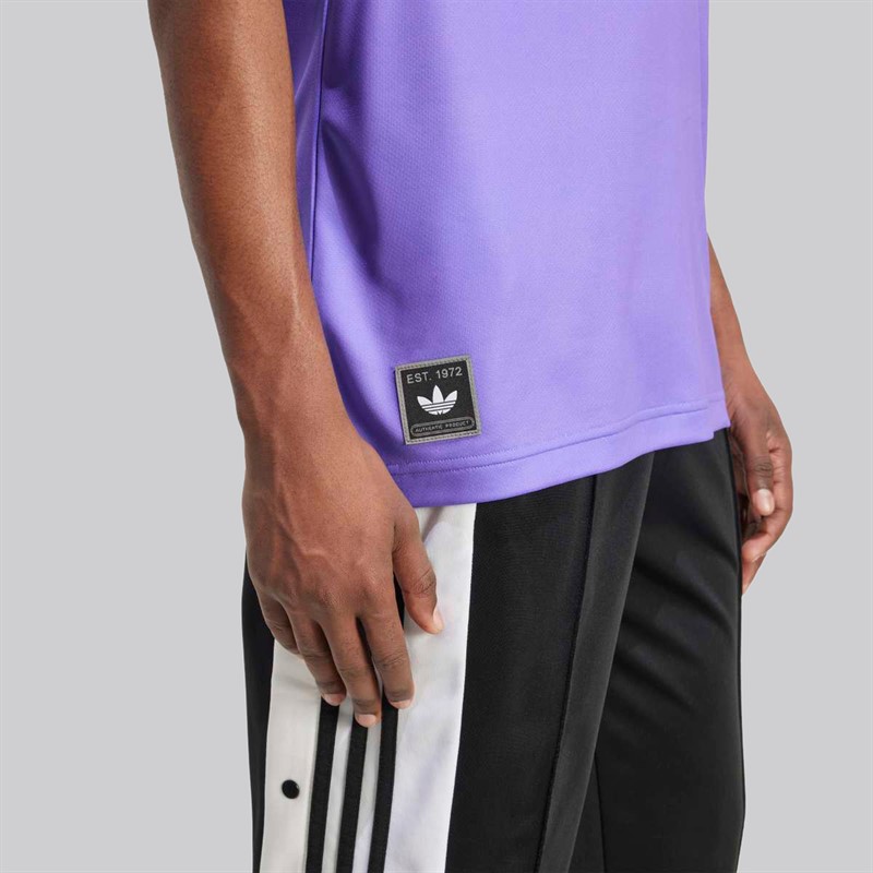 adidas Originals Mens Nuwave 90s Jersey Purple Rush