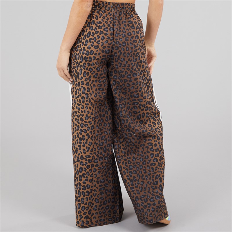 adidas Originals Womens Leopard Firebird Oversized Track Pants Multicolor
