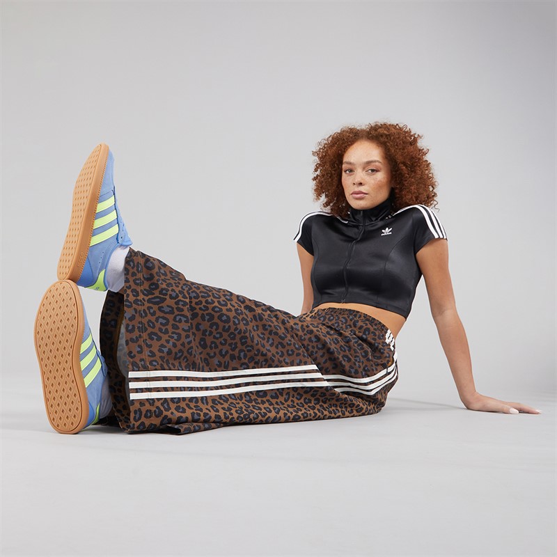 adidas Originals Womens Leopard Firebird Oversized Track Pants Multicolor