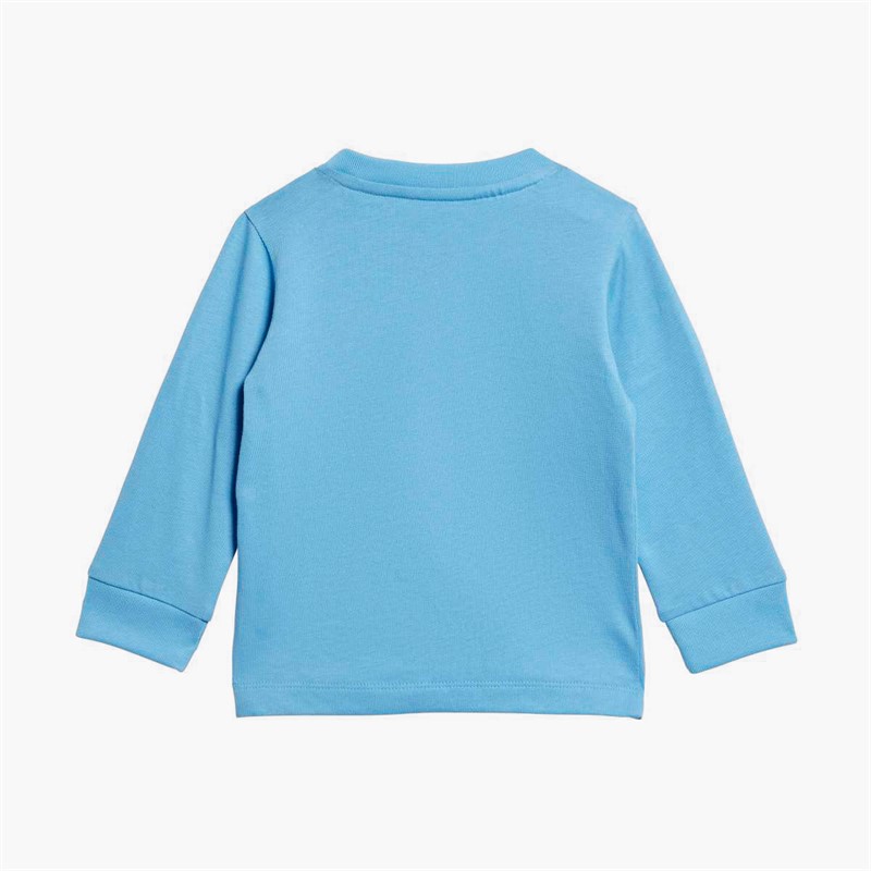 adidas Originals Infant Boys Long Sleeve T-Shirt Light Blue