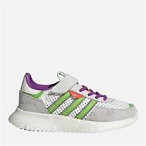 adidas Originals Kids Retropy F2 Trainers Core White/Semi Solar Green/Active Purple