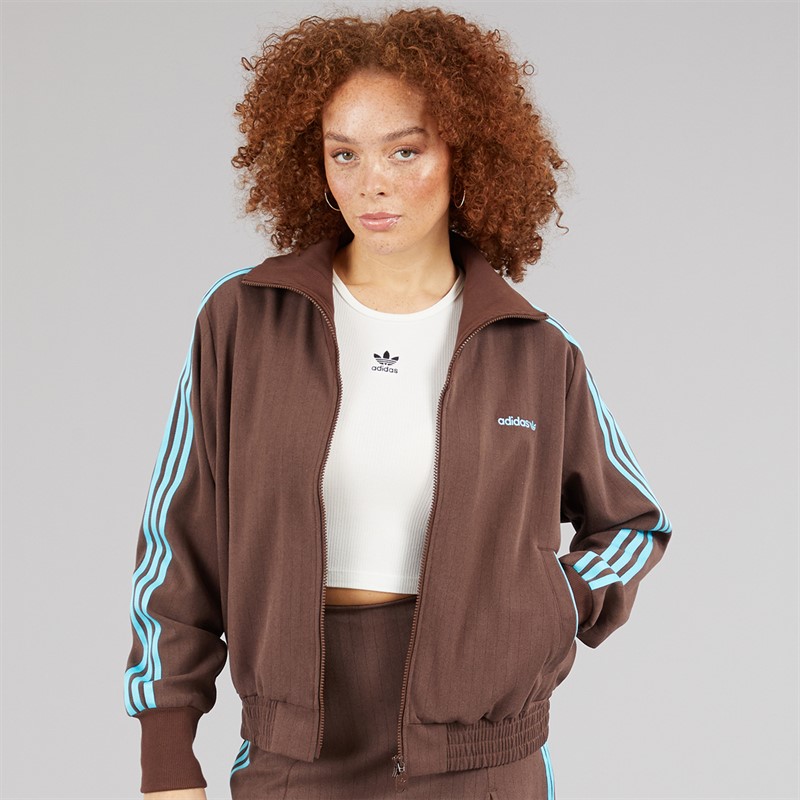 adidas Originals Womens Tailored Full Zip Track Top Auburn