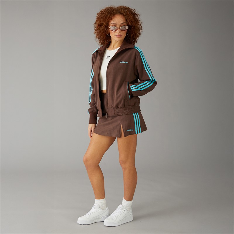 adidas Originals Womens Tailored Full Zip Track Top Auburn