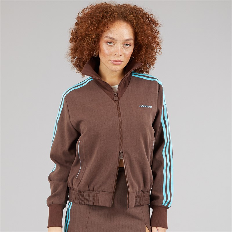 adidas Originals Womens Tailored Full Zip Track Top Auburn