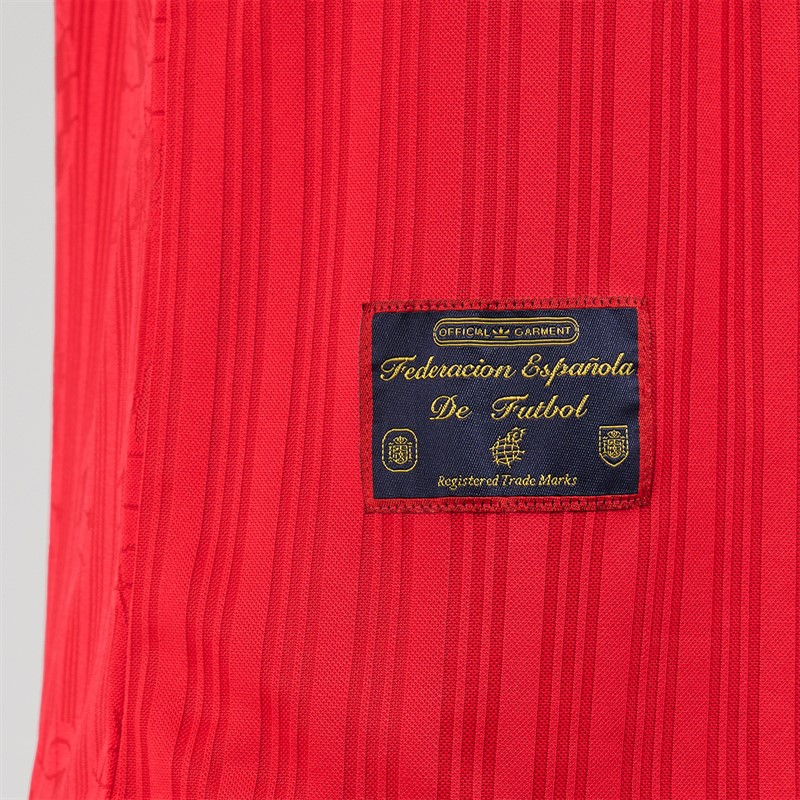 adidas Originals Mens RFEF Spain 1996 Retro Home Jersey Bold Red