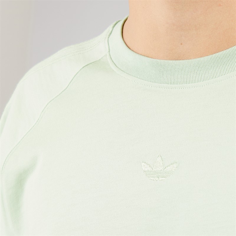 adidas Originals Mens Premium Essentials T-Shirt Linen Green
