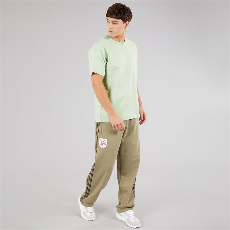 adidas Originals Mens Premium Essentials T-Shirt Linen Green