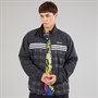 adidas Originals Mens Tartan Loose Fit Track Top Black