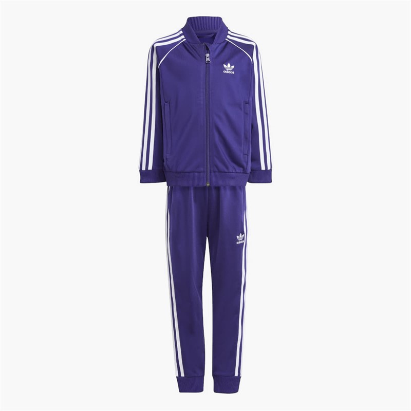 adidas Originals Kids Superstar Adicolour Tracksuit Collegiate Purple