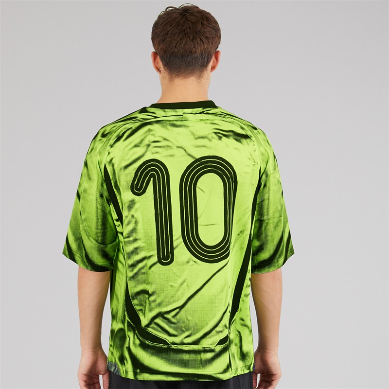 adidas Originals Mens Adilenium Season 4 Teamgeist Printed Jersey Pulse Lime