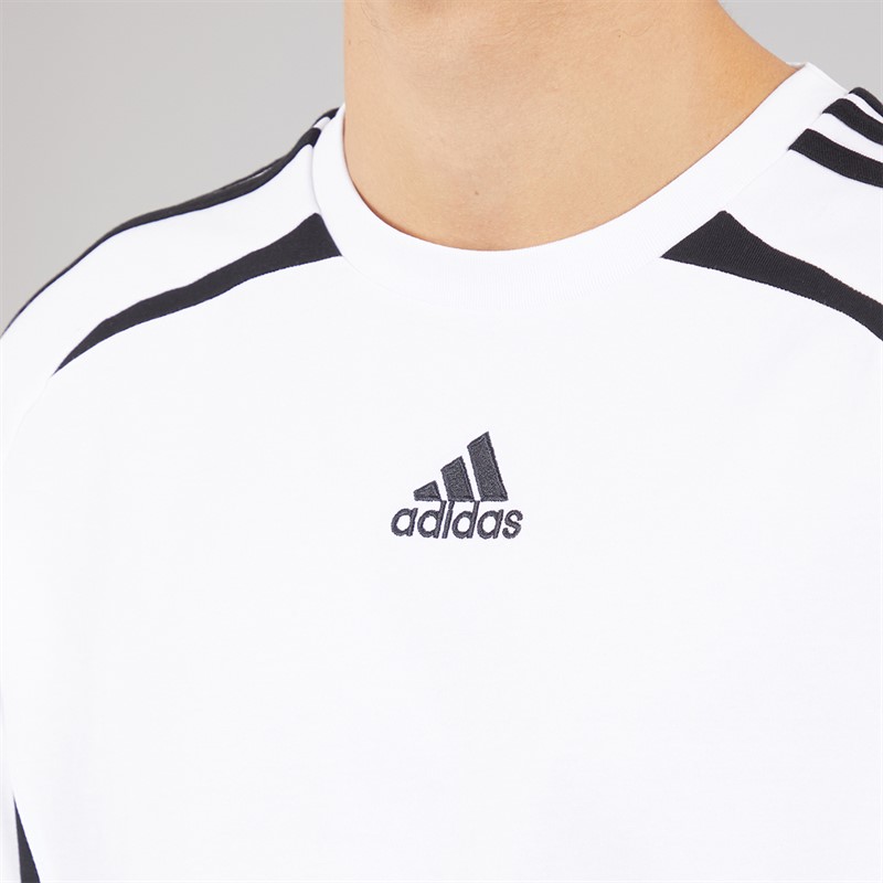 adidas Originals Mens Teamgeist T-Shirt White