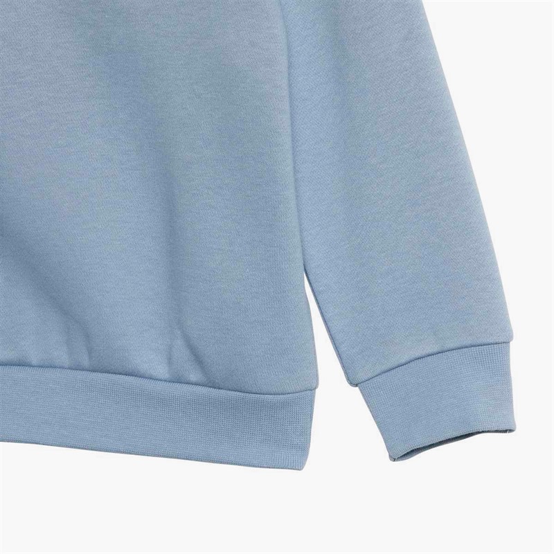 adidas Originals Infant Trefoil Logo Sweatshirt And Joggers Set Tactile Blue