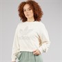 adidas Originals Womens Snake Trefoil Sweatshirt Wonder White
