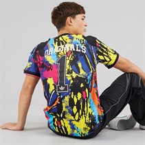 adidas Originals Mens Archive All Over Print Jersey Multicolor/Bright Yellow