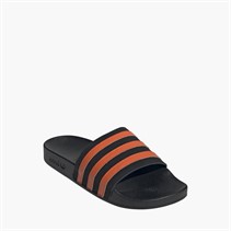 adidas Originals Mens Adilette Slides Core Black/Orange/Core Black