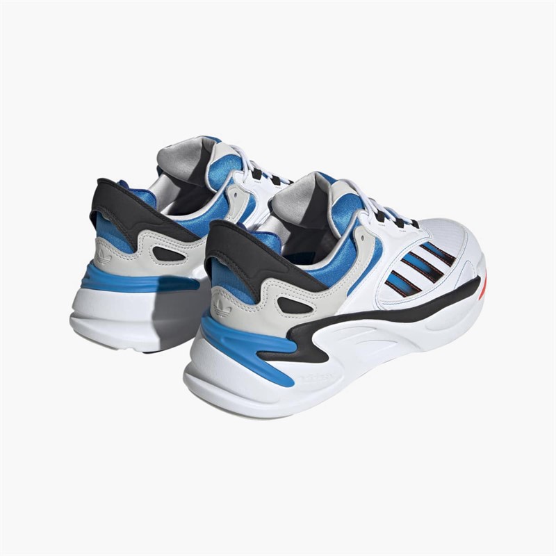 adidas Originals Mens Ozmorph Trainers Cloud White/Bright Blue/Core Black