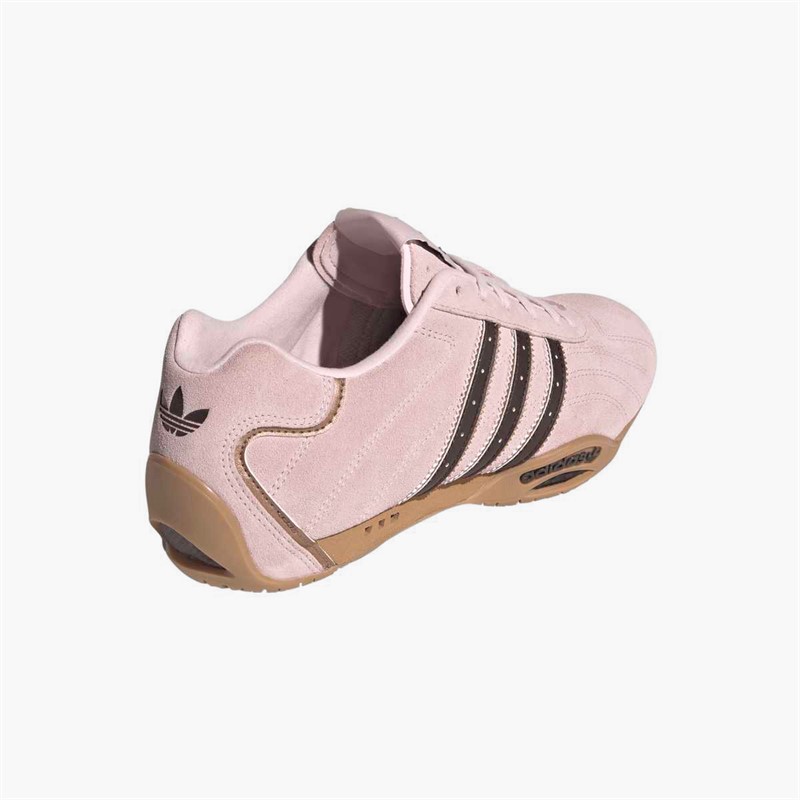 adidas Originals Womens Adiracer Lo Trainers Almost Pink/Dark Brown/Pink