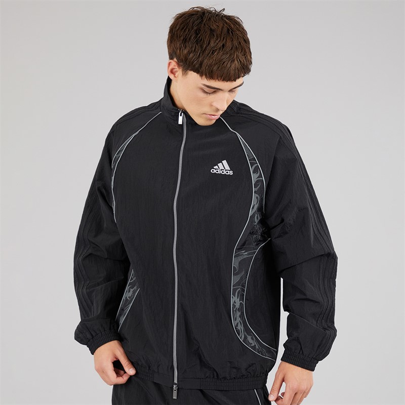 adidas Originals Mens Adilenium Season 4 Teamgeist Track Top Black