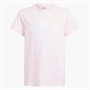 adidas Originals Junior Adicolor Trefoil Logo T-Shirt Clear Pink