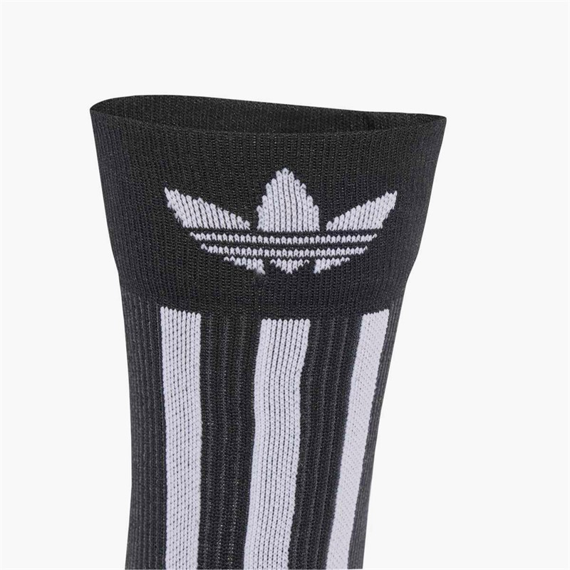 adidas Originals Mens Techy Two Pack Crew Socks White/Black