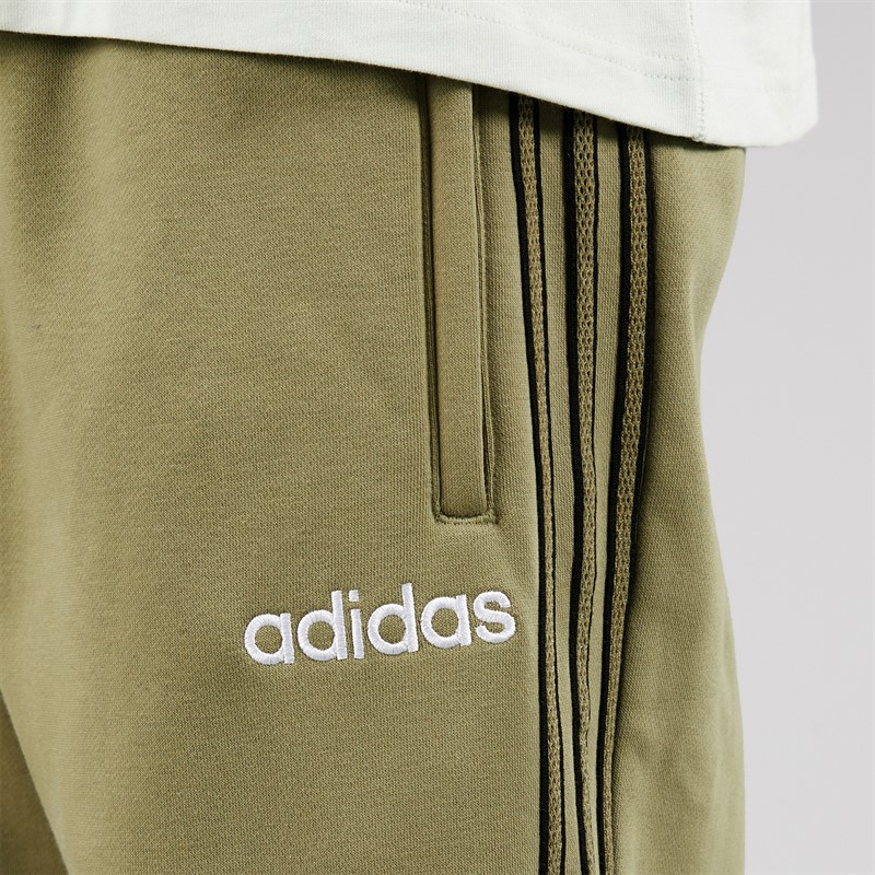 adidas Originals Mens Mesh Stripe Joggers Orbit Green