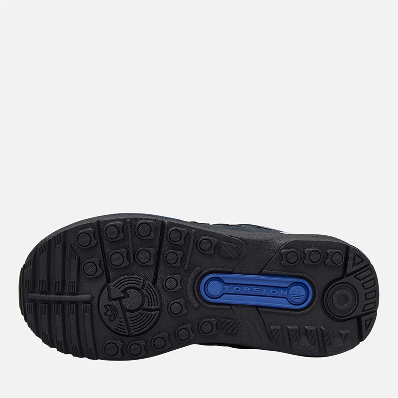 adidas Originals Infant ZX RS Trainers Grey Six/Grey Four/Royal Blue