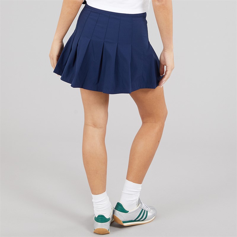 adidas Originals Womens Pleated Skirt Night Indigo