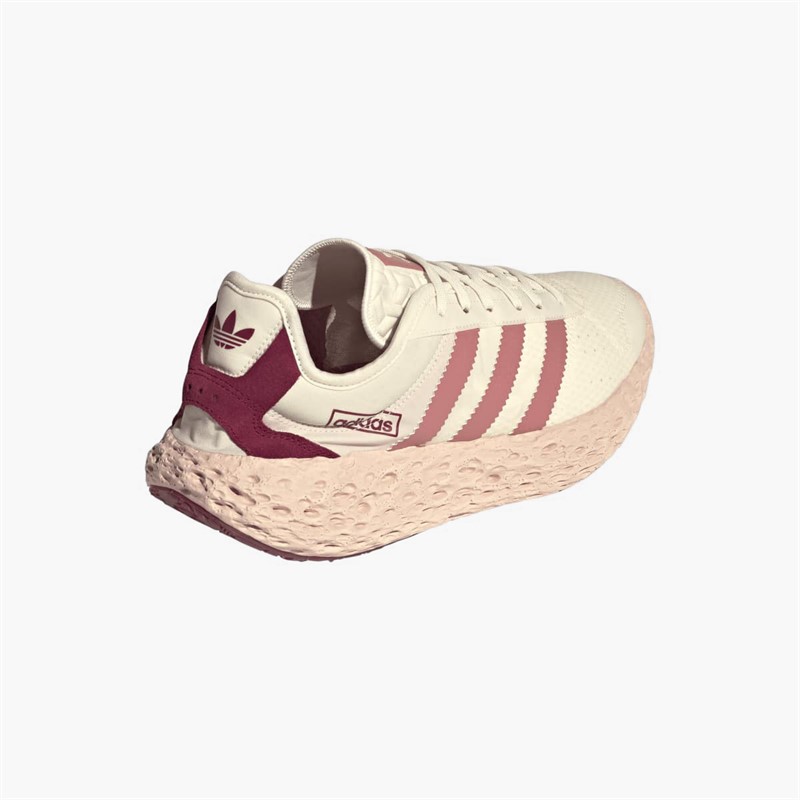 adidas Originals Mens Zponge Trainers Off White/Ash Pink/Collegiate Burgundy
