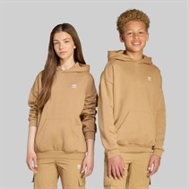 adidas Originals Junior Trefoil Logo Loose Fit Hoodie Cardboard/White