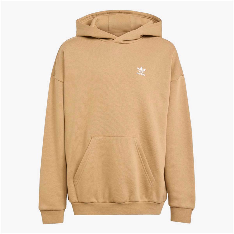 adidas Originals Junior Trefoil Logo Loose Fit Hoodie Cardboard/White