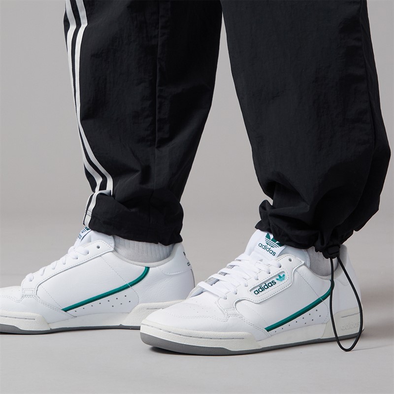 adidas Originals Mens Front Stripes Woven Cargo Pants Black