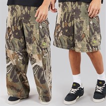 adidas Originals Mens Zip Off Cargo Pants Multicolor/Orbit Green