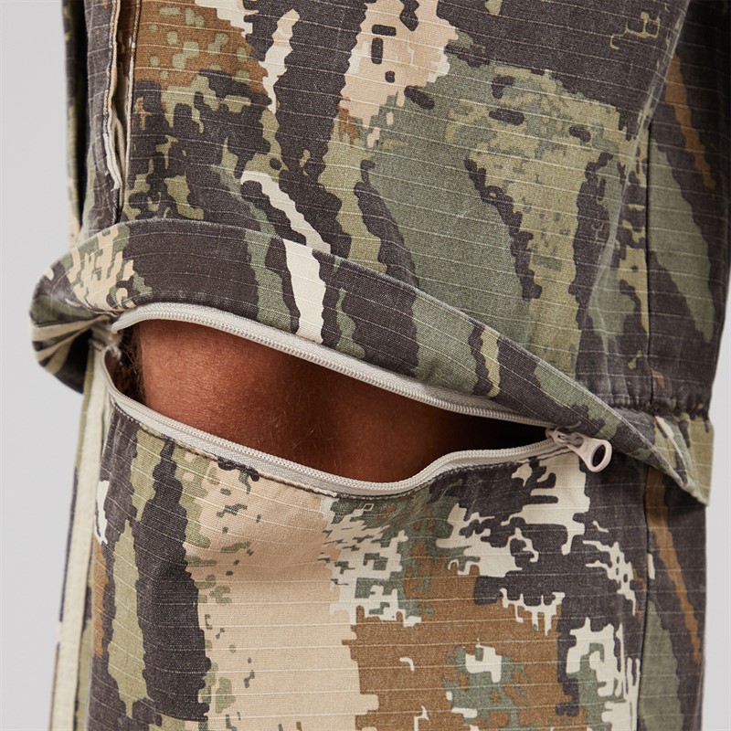 adidas Originals Mens Zip Off Cargo Pants Multicolor/Orbit Green