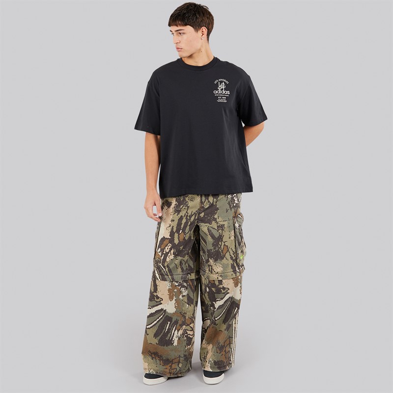 adidas Originals Mens Zip Off Cargo Pants Multicolor/Orbit Green