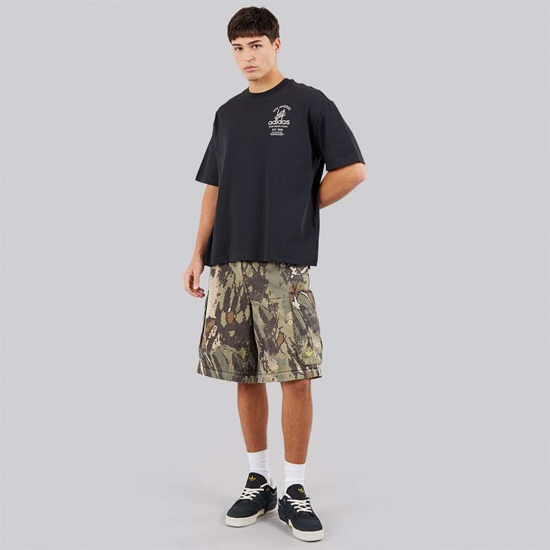 adidas Originals Mens Zip Off Cargo Pants Multicolor/Orbit Green