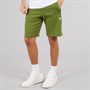 adidas Originals Mens Trefoil Essentials Fleece Shorts Tech Olive