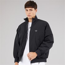 adidas Originals Mens Trefoil Oversized Hylon Bomber Jacket Black
