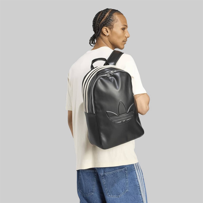 adidas Originals Mens Trefoil Outline Backpack Black