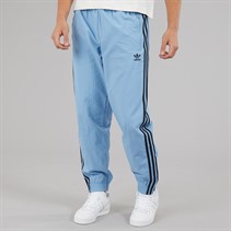 adidas Originals Mens Adicolor Trefoil Firebird Woven Track Pants Ash Blue/Black