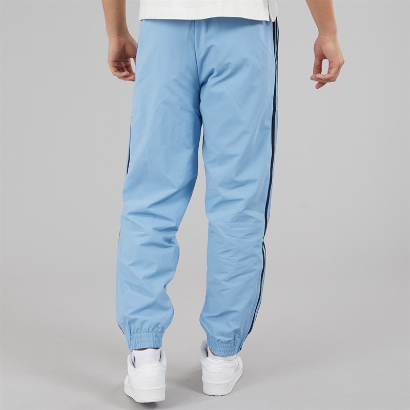 adidas Originals Mens Adicolor Trefoil Firebird Woven Track Pants Ash Blue/Black