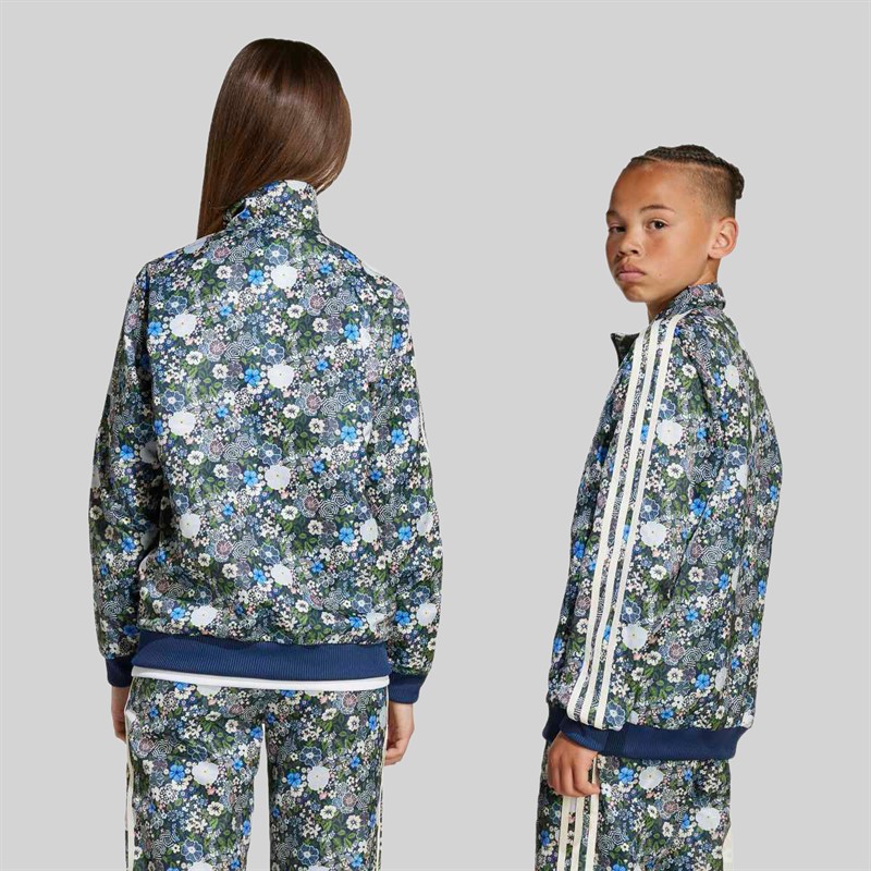 adidas Originals Junior X Liberty London Firebird Track Top Night Indigo/Multicolor