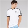 adidas Originals Mens Adicolor Classics 3-Stripes T-Shirt White
