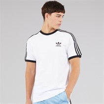 adidas Originals Mens Adicolor Classics 3-Stripes T-Shirt White