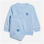 adidas Originals Infant Adicolor Sweatshirt And Joggers Set Clear Sky