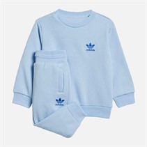 adidas Originals Infant Adicolor Sweatshirt And Joggers Set Clear Sky