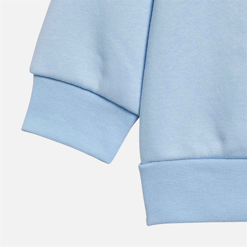 adidas Originals Infant Adicolor Sweatshirt And Joggers Set Clear Sky