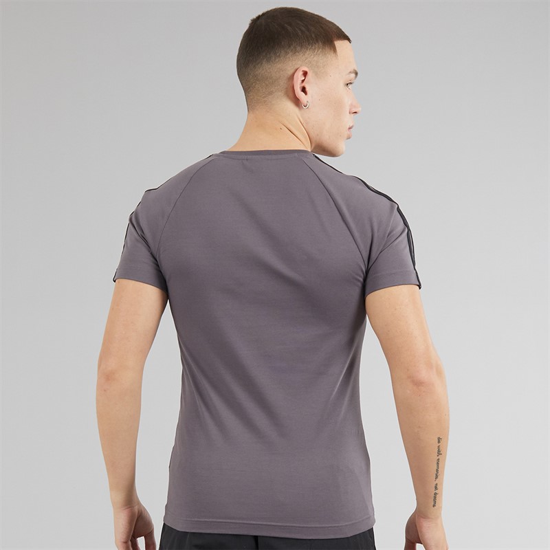 adidas Originals Mens Adicolor Trefoil T-Shirt Grey Strata/Black